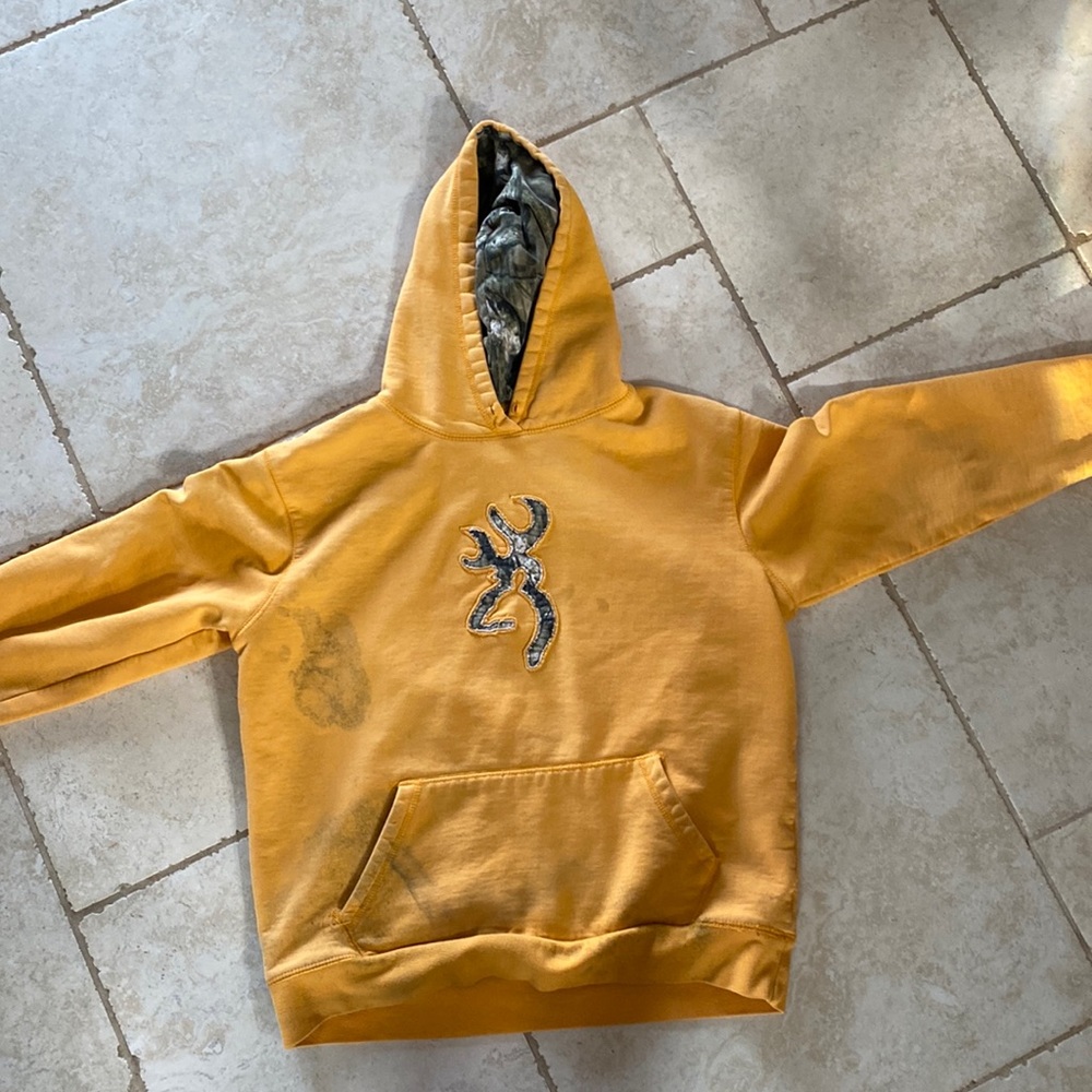 Browning hoodie, orange